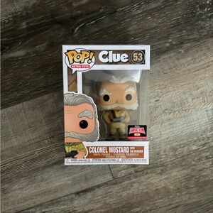 CLUE COLONEL MUSTARD FUNKO